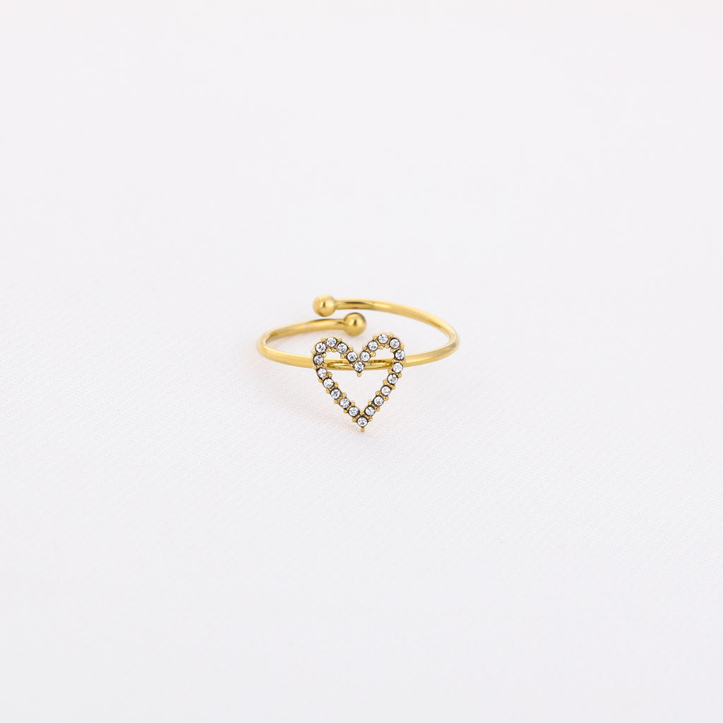 Sparkle Heart Ring