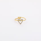 Sparkle Heart Ring