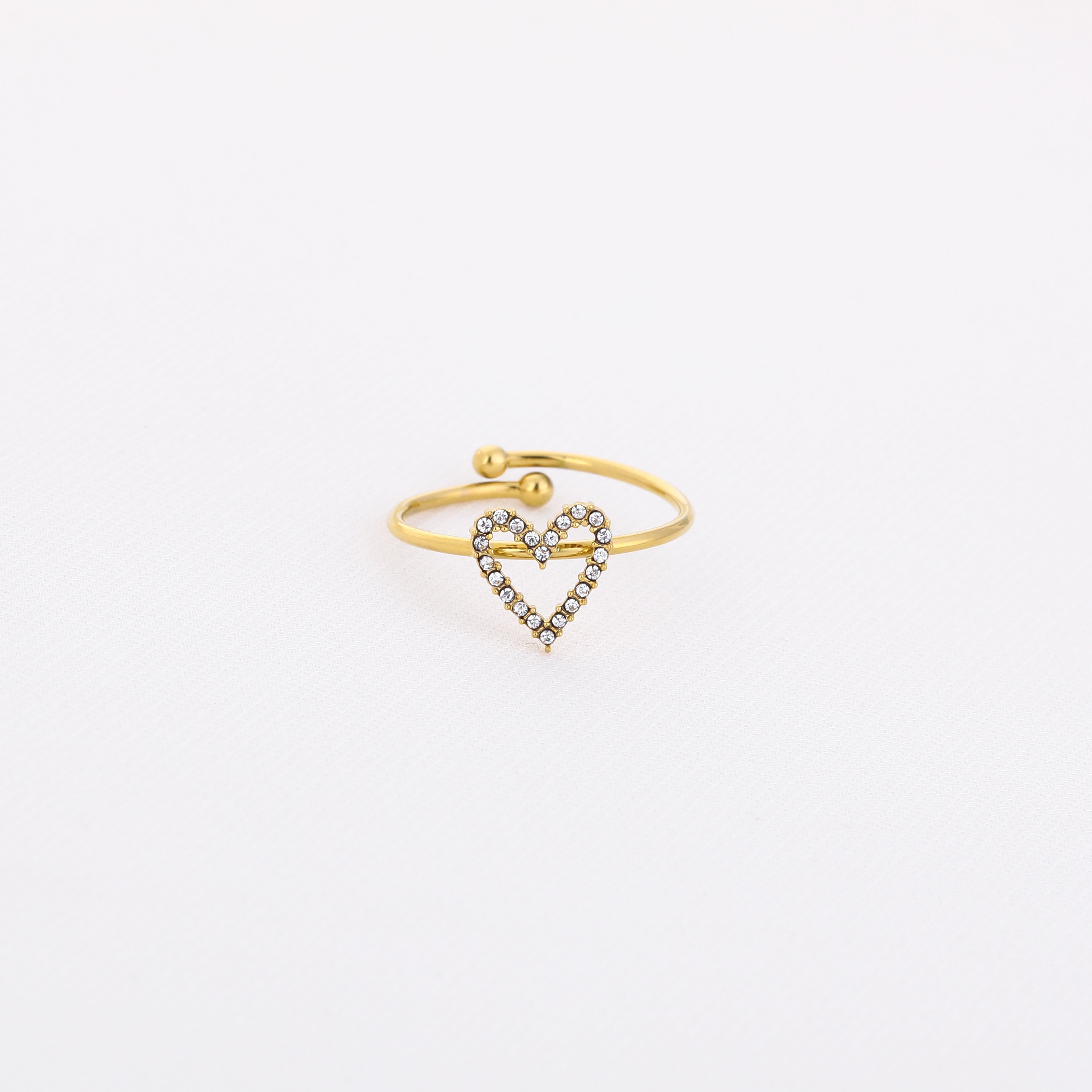 Sparkle Heart Ring