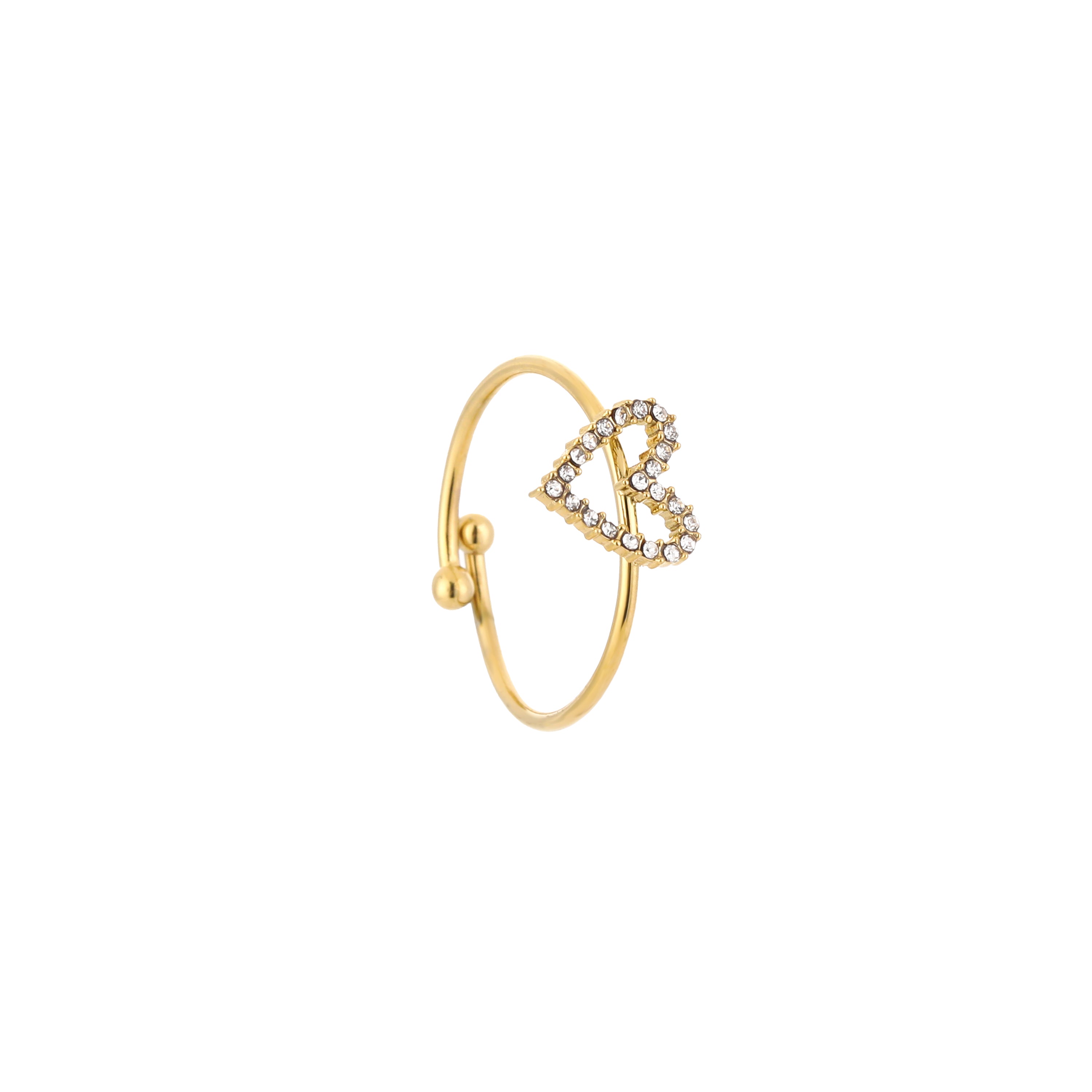 Sparkle Heart Ring