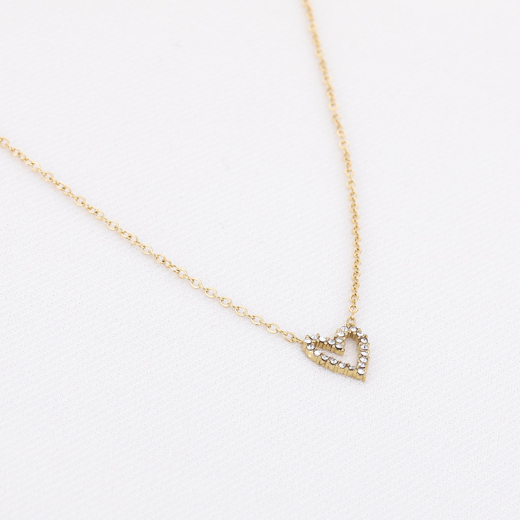 Twinkle Heart Necklace