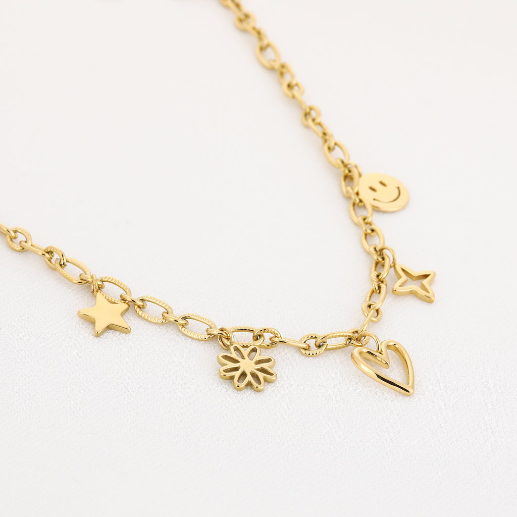 Happy Icons Charm Necklace