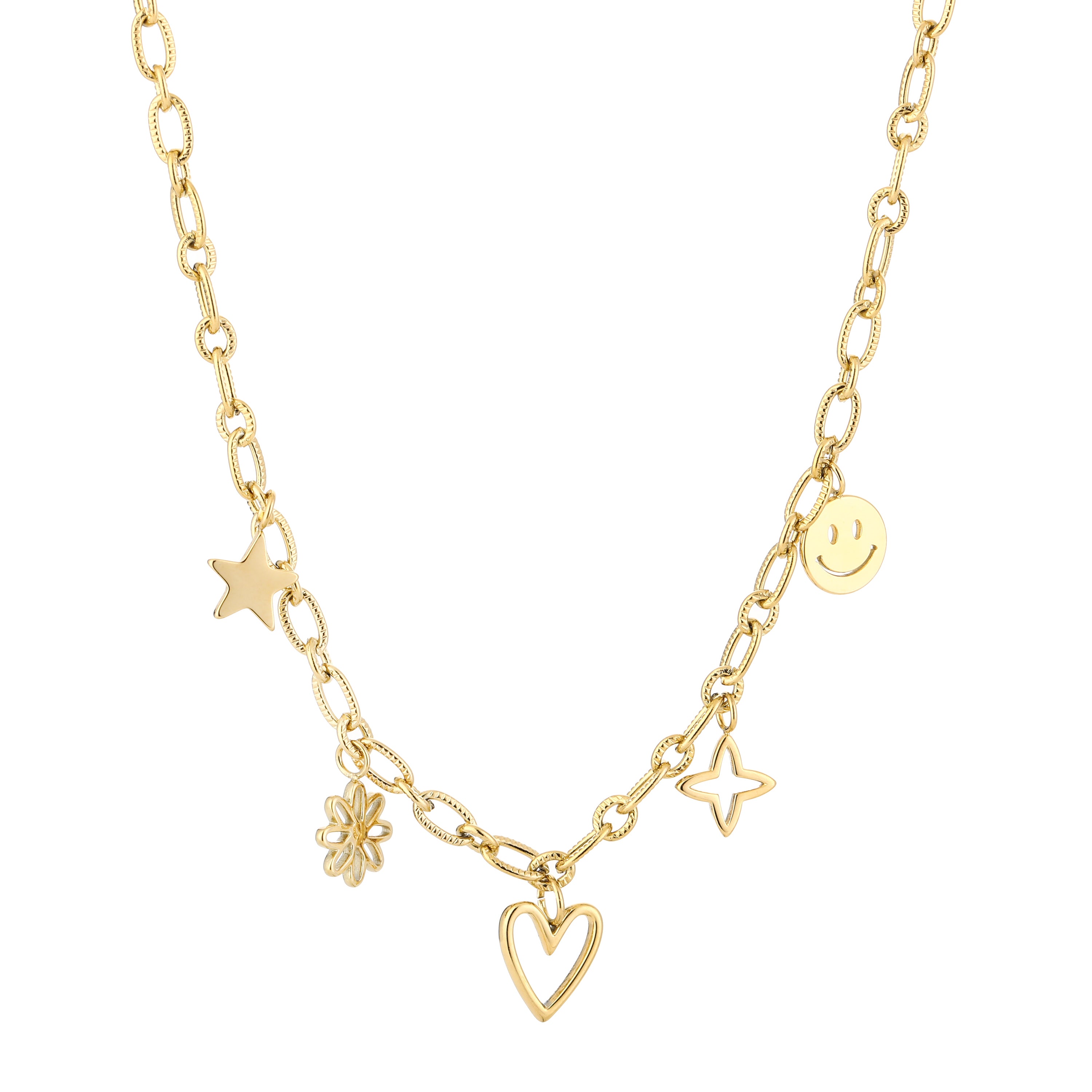 Happy Icons Charm Necklace