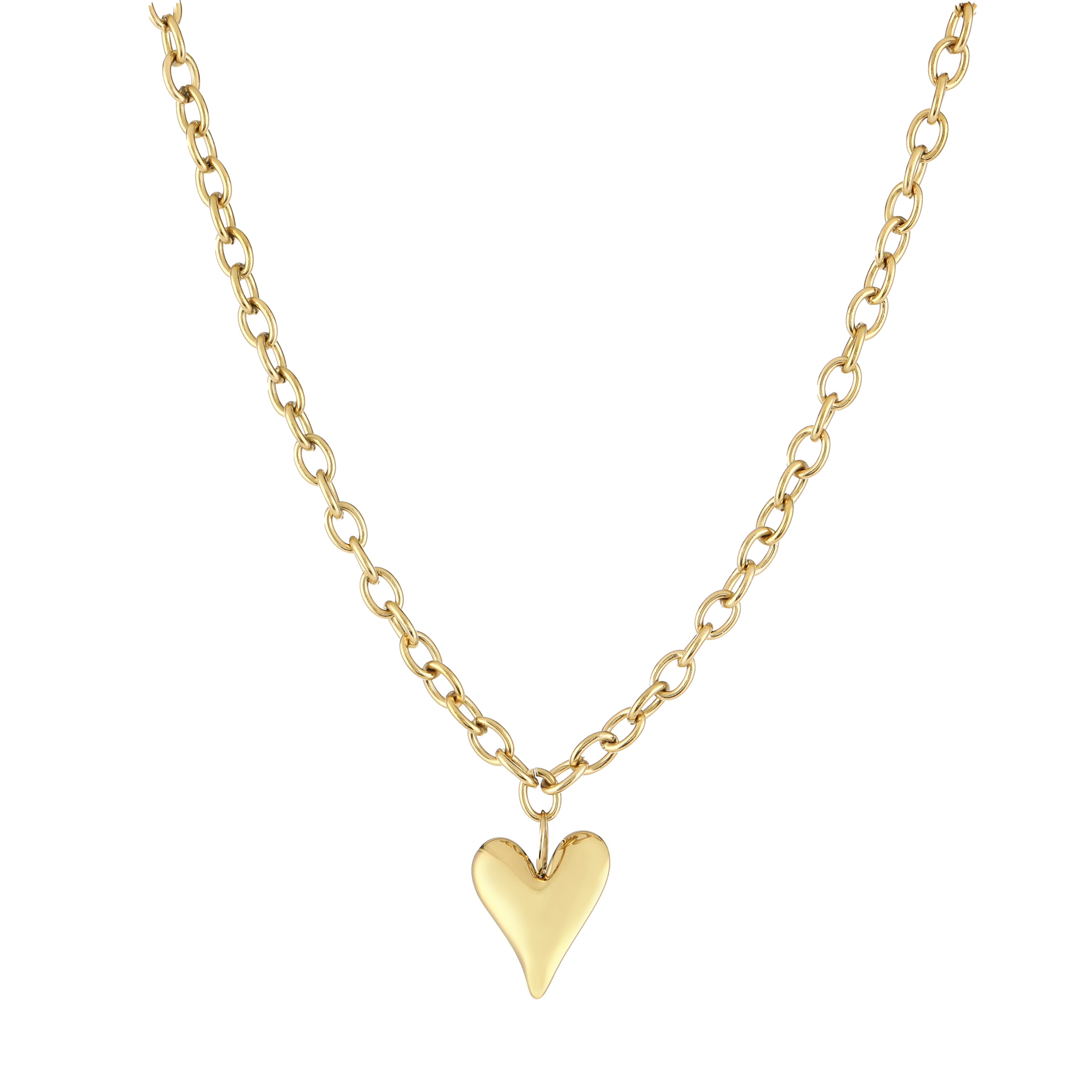 Bold Heart Necklace