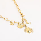 Sun & Moon Charm Ketting