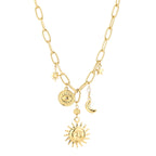 Sun & Moon Charm Ketting