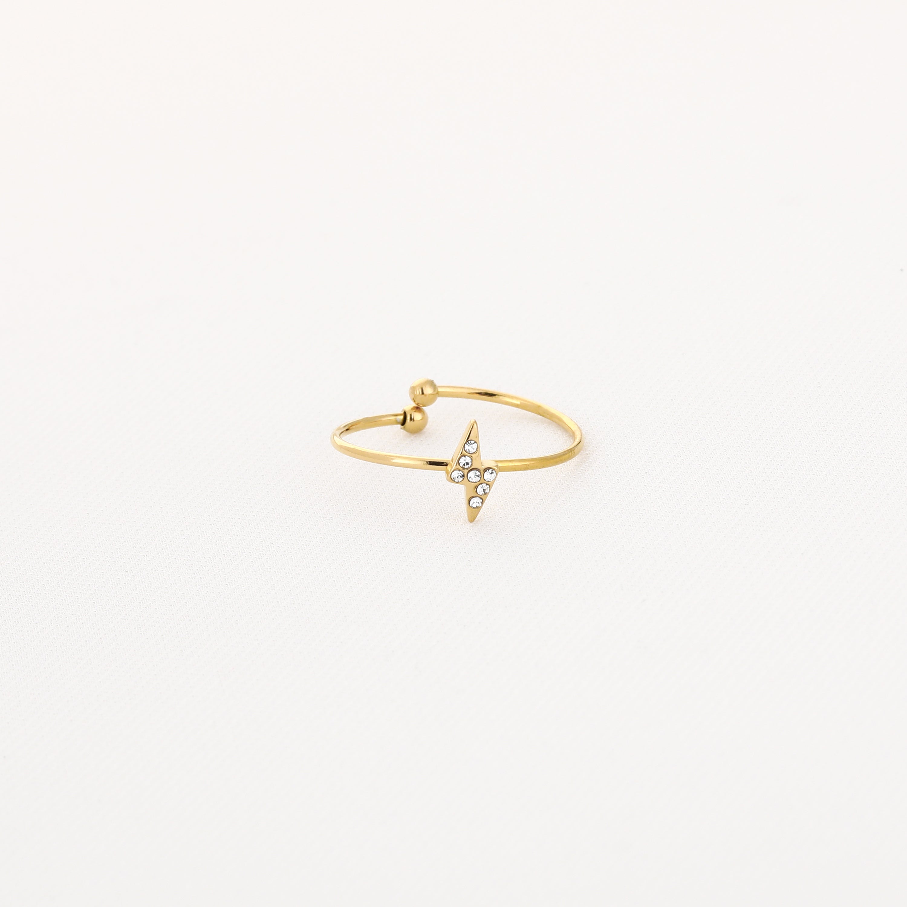 Golden Lightning Ring
