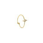 Golden Lightning Ring