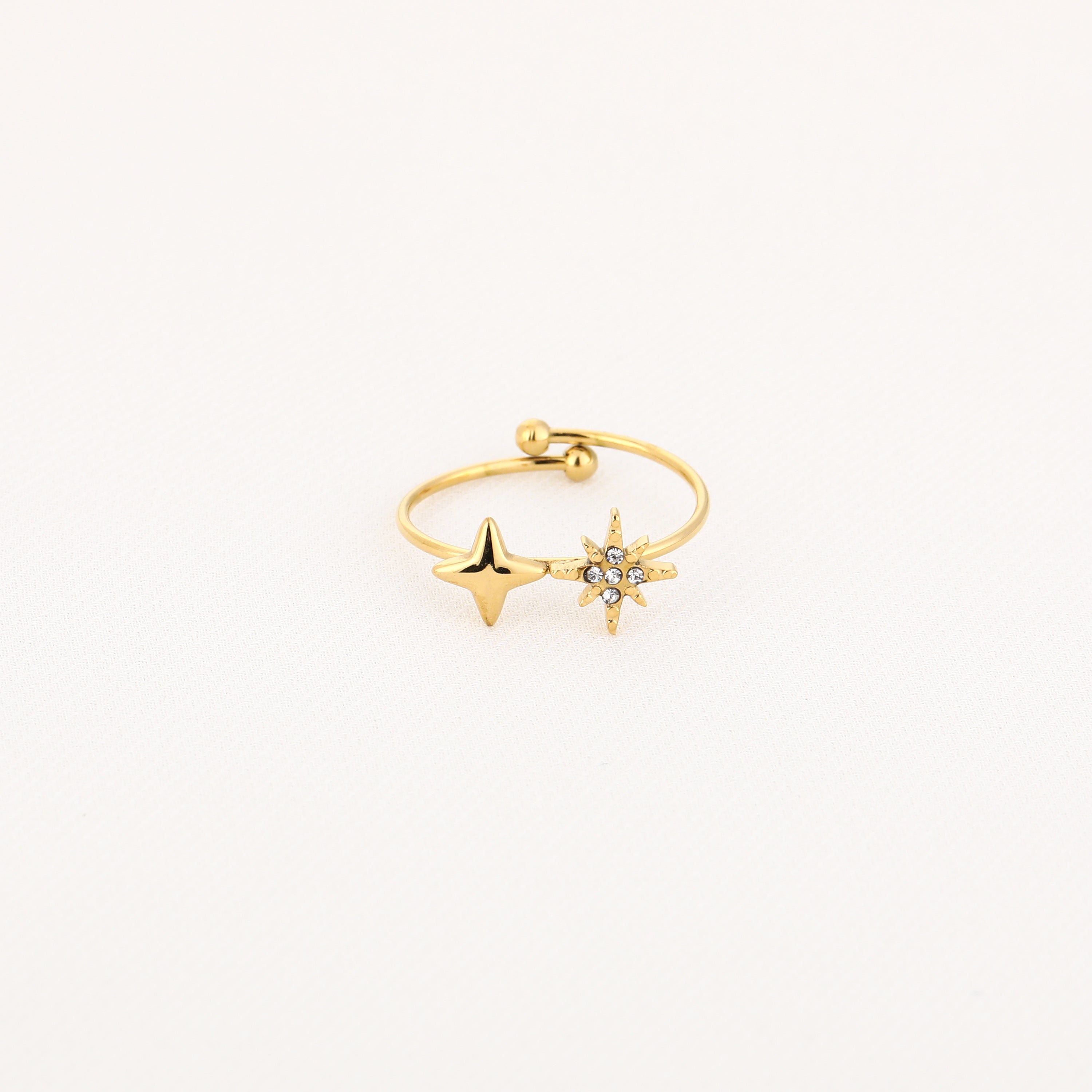 Star Duo Ring Gold