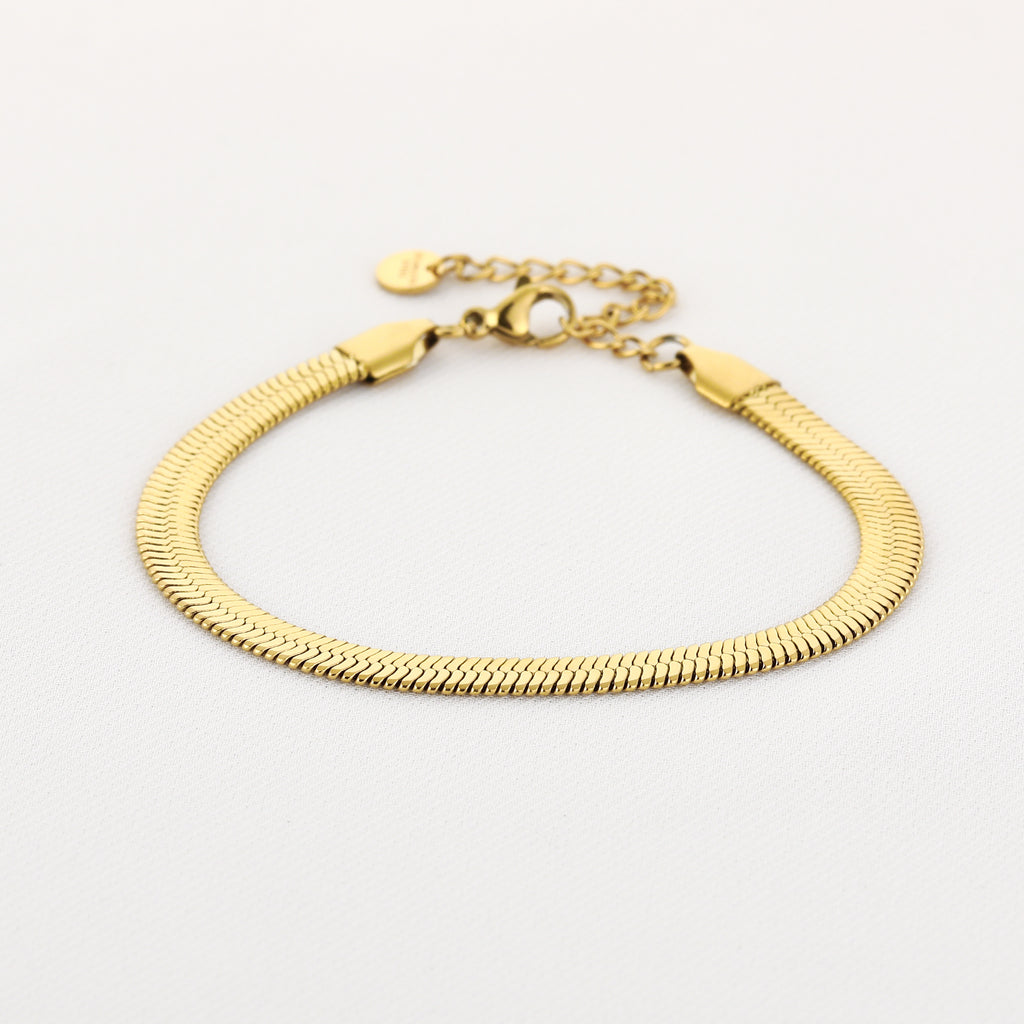 Snake Chain Bracelet Gold