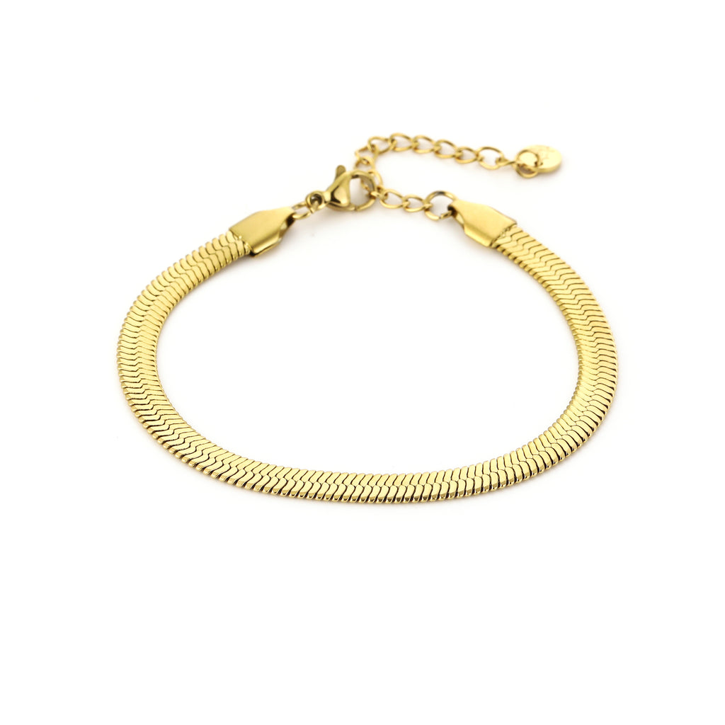 Snake Chain Bracelet Gold