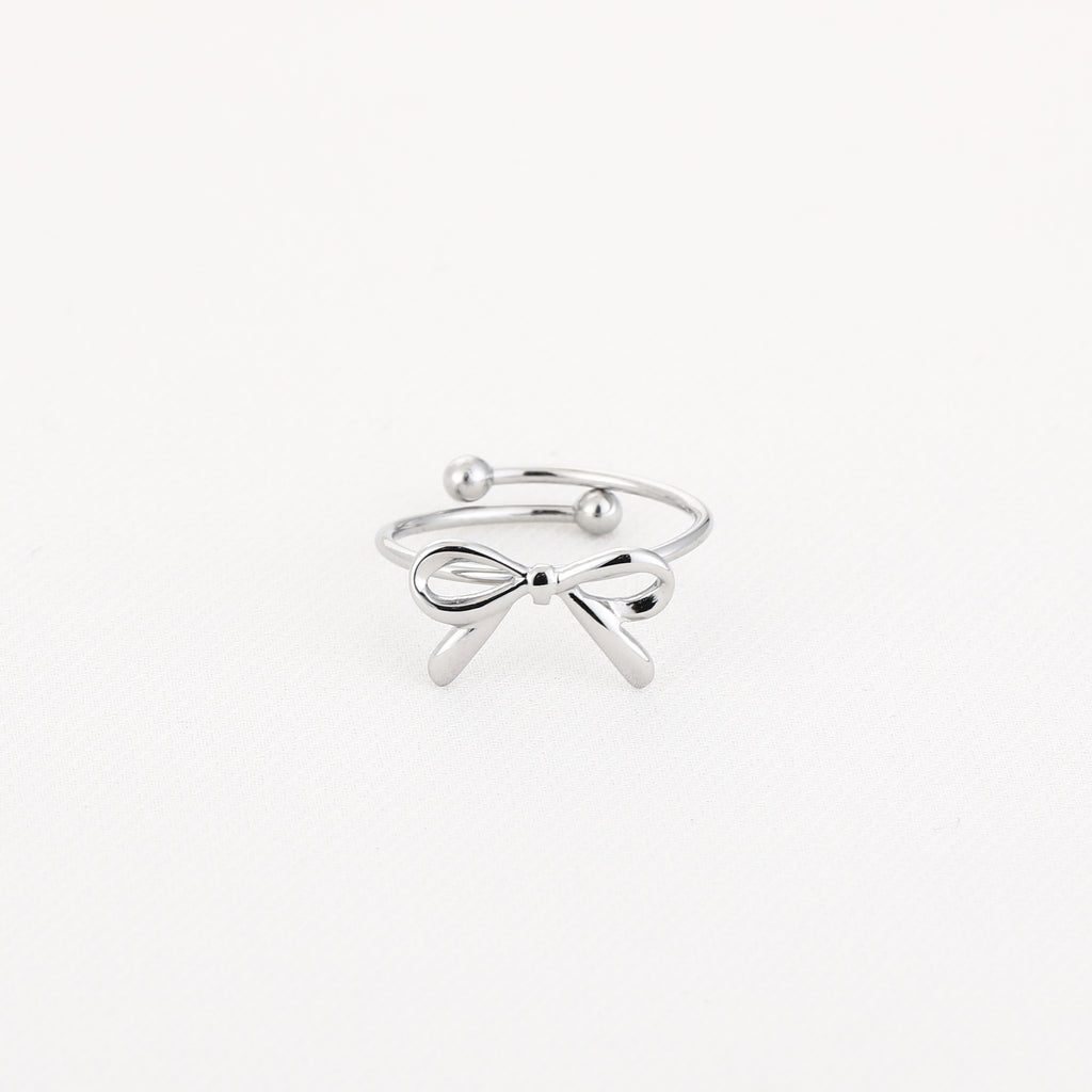 Silver Bow Ring