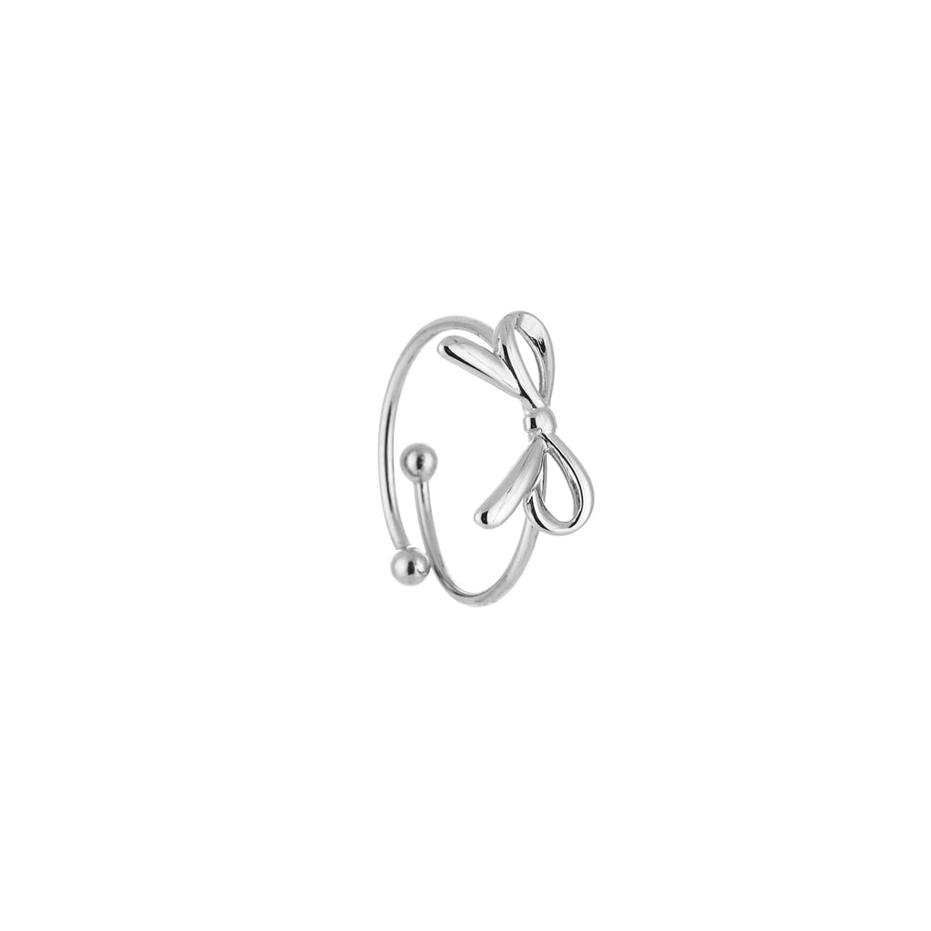 Silver Bow Ring