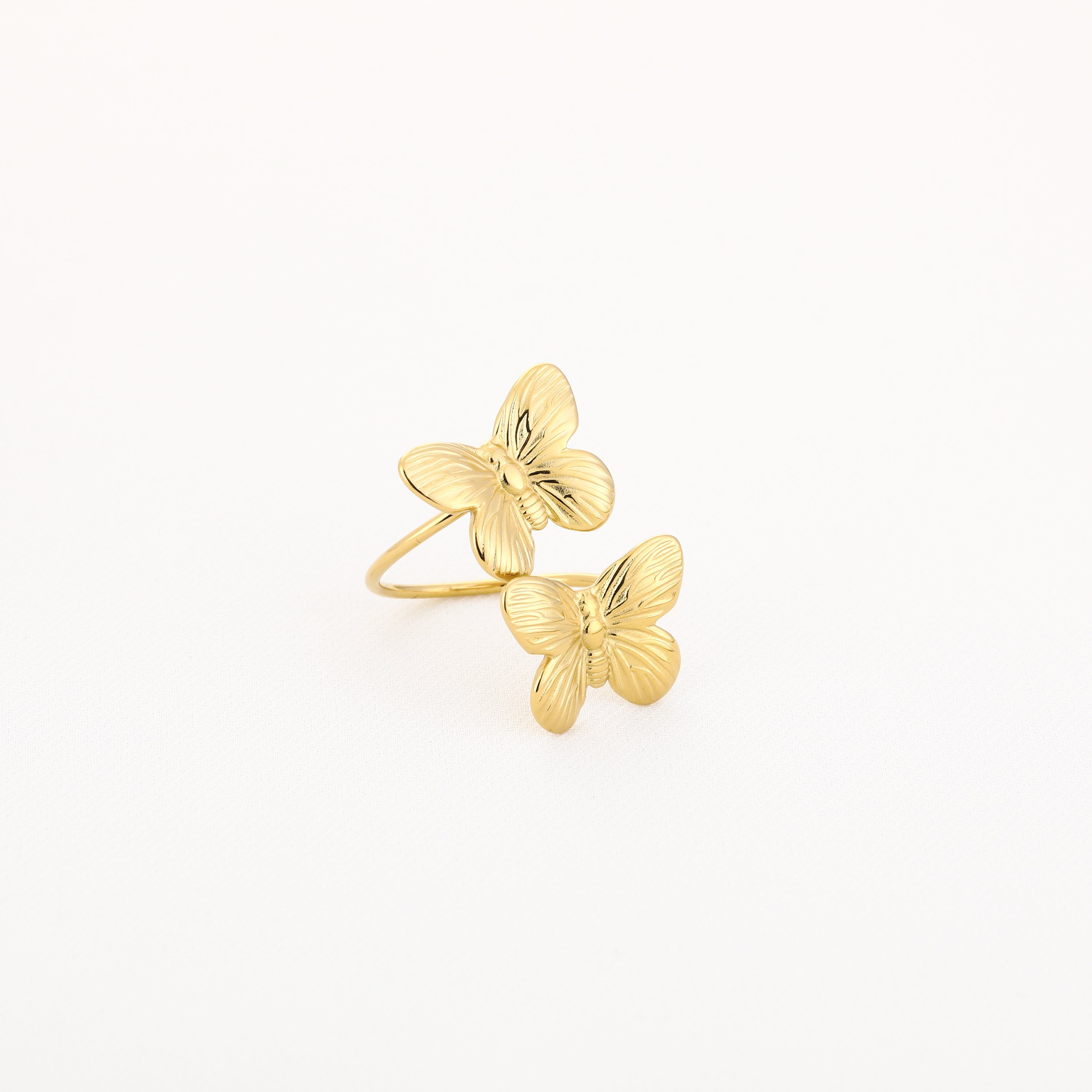 Double Butterfly Ring