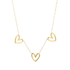 Triple Heart Necklace