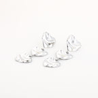 Triple Heart Earrings Silver