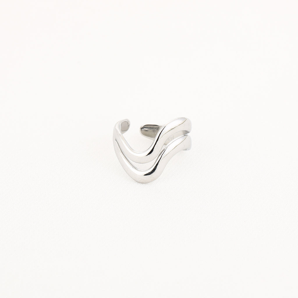 Wave Ring Silver