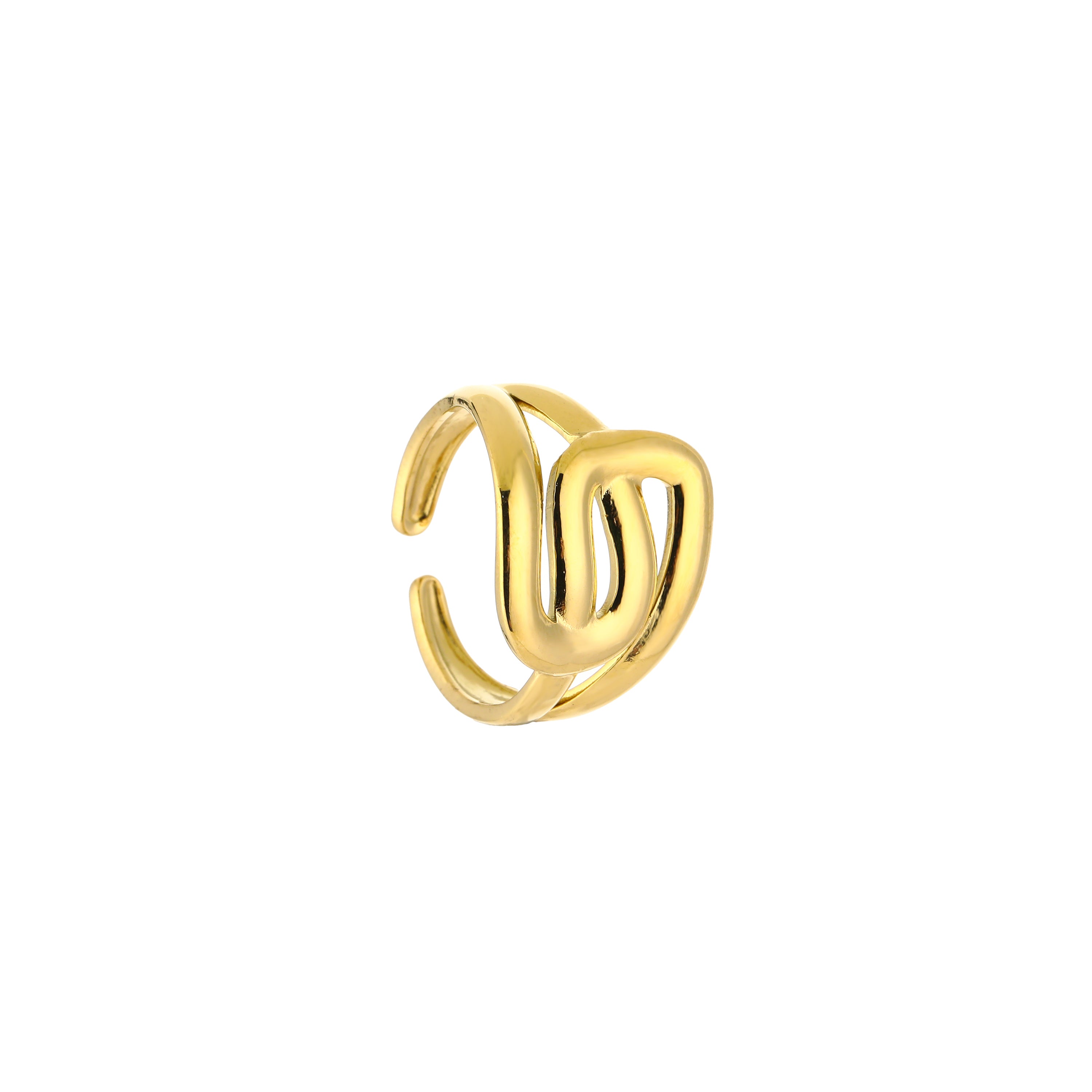 Interlock Ring Gold