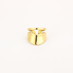 Wave Statement Ring Gold