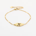 Golden Double Heart Bracelet