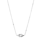 Silver Double Heart Necklace