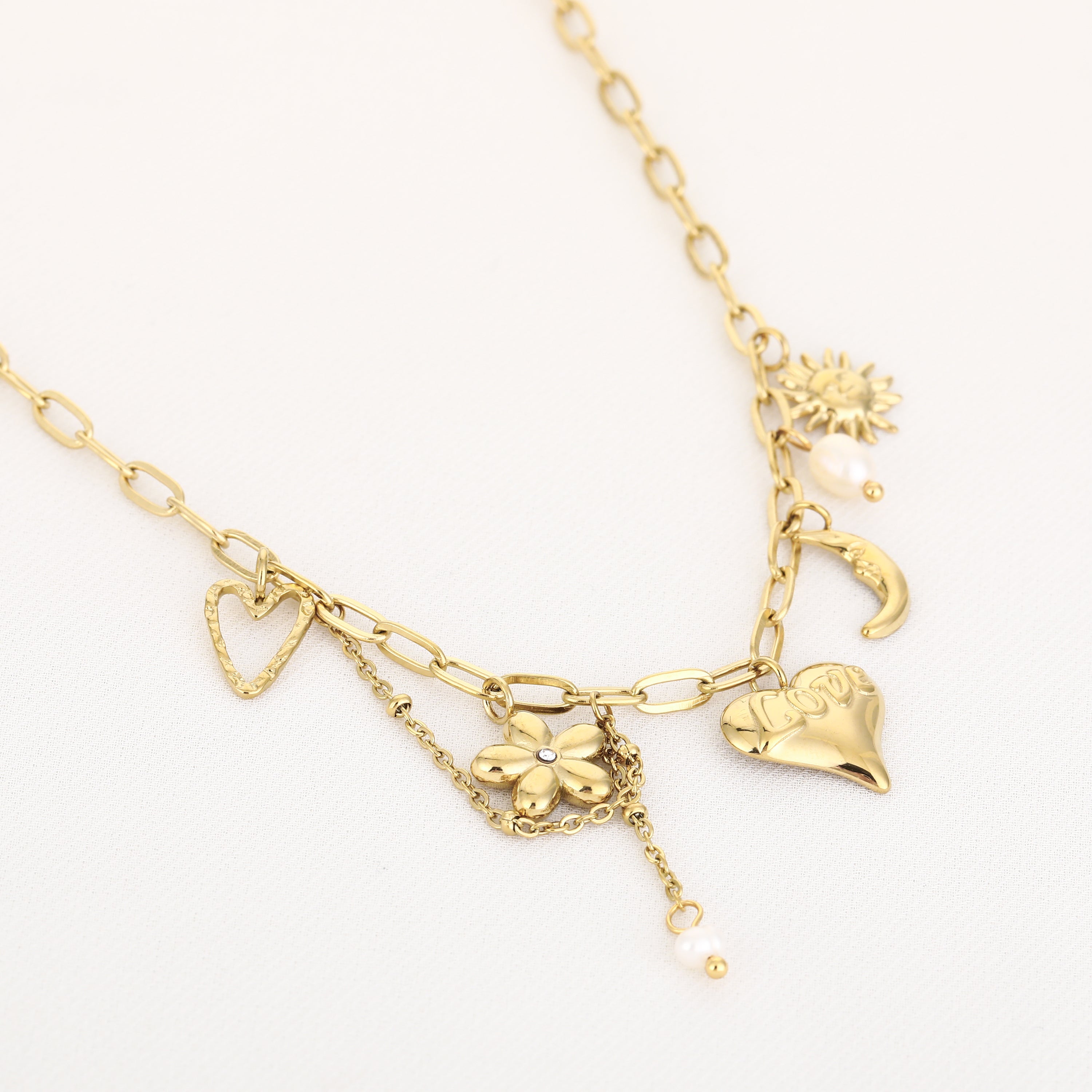 Golden Charms Necklace