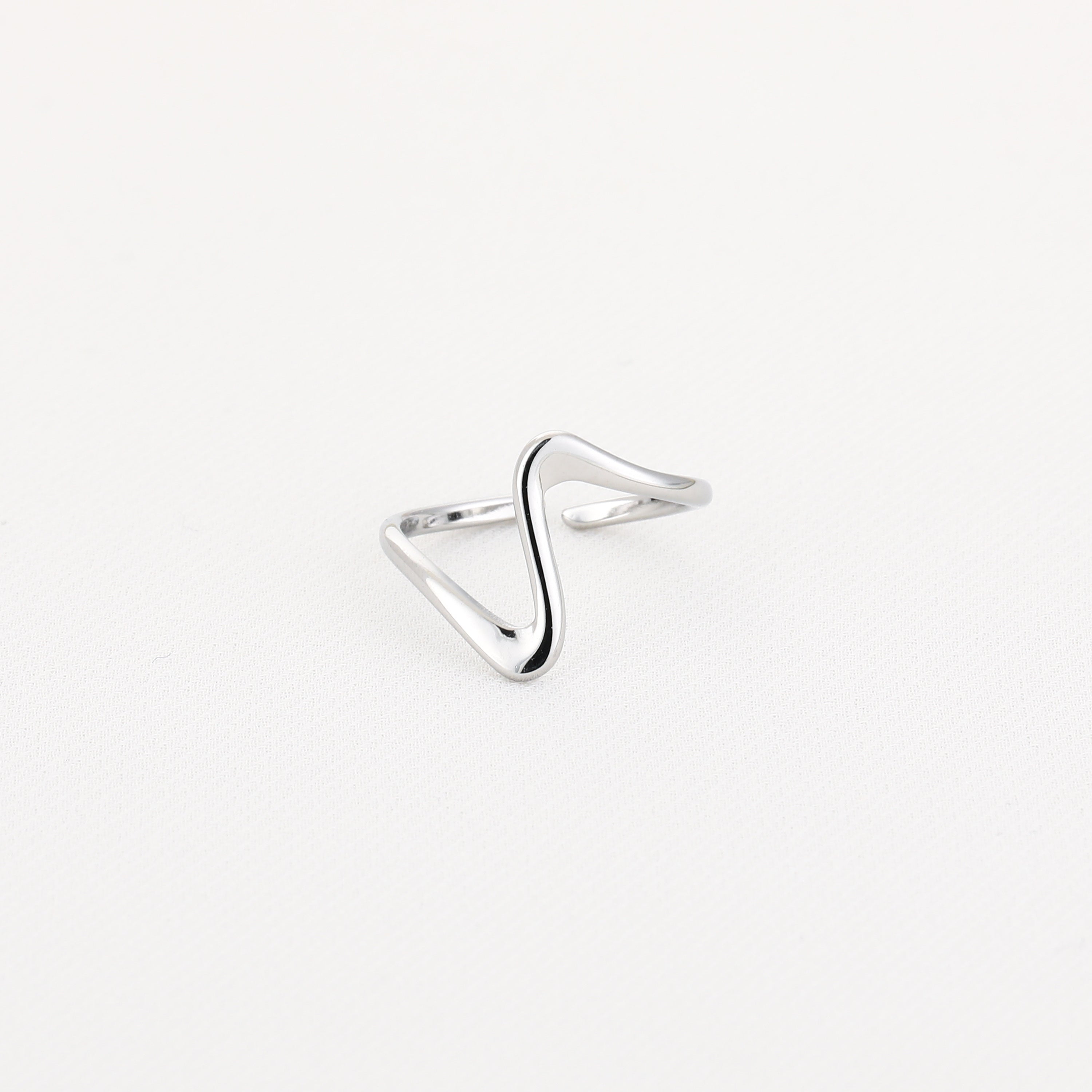 Silver Wave Ring