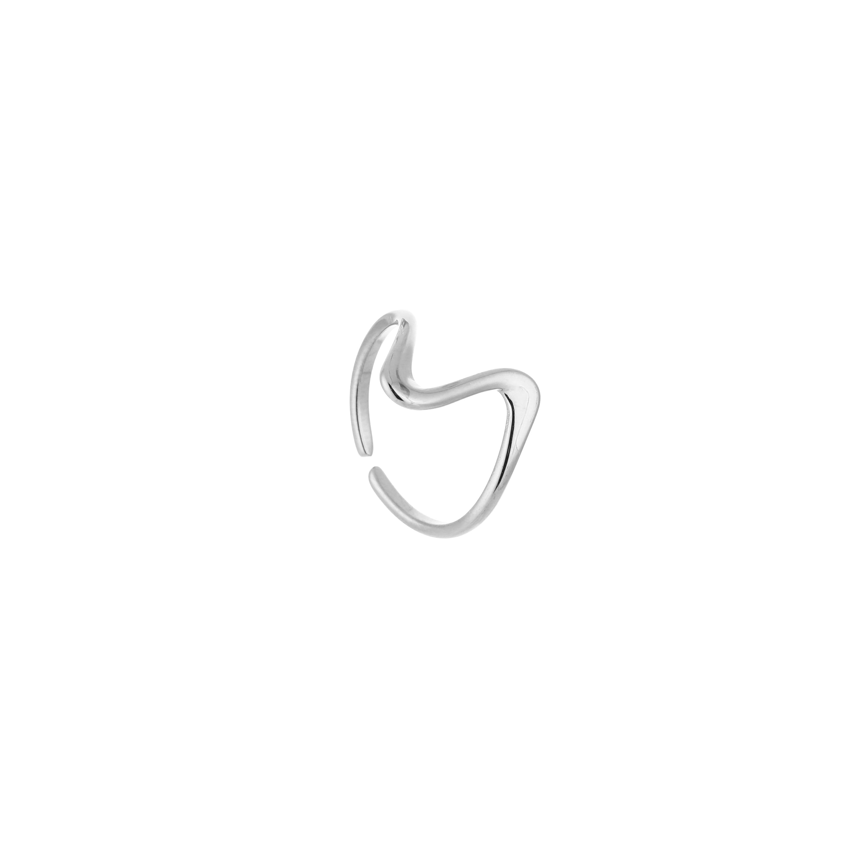 Silver Wave Ring