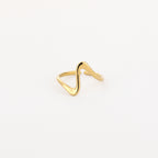 Golden Wave Ring