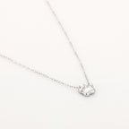 Paw Necklace Silver