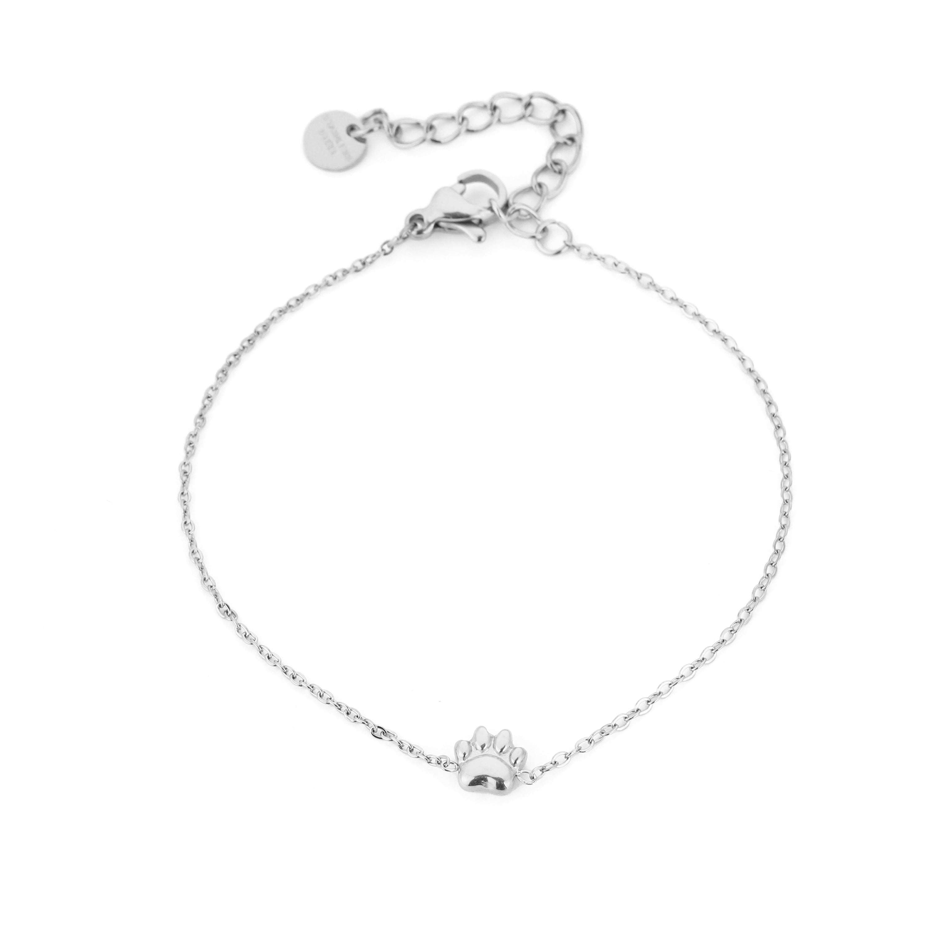 Silver Paw Bracelet