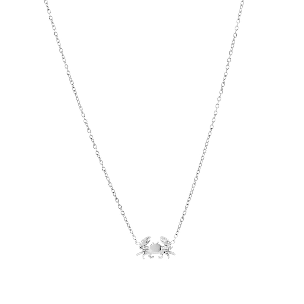Silver Crab Necklace