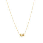 Golden Crab Necklace