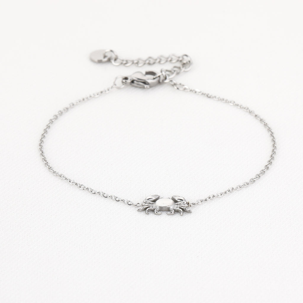 Silver Crab Bracelet