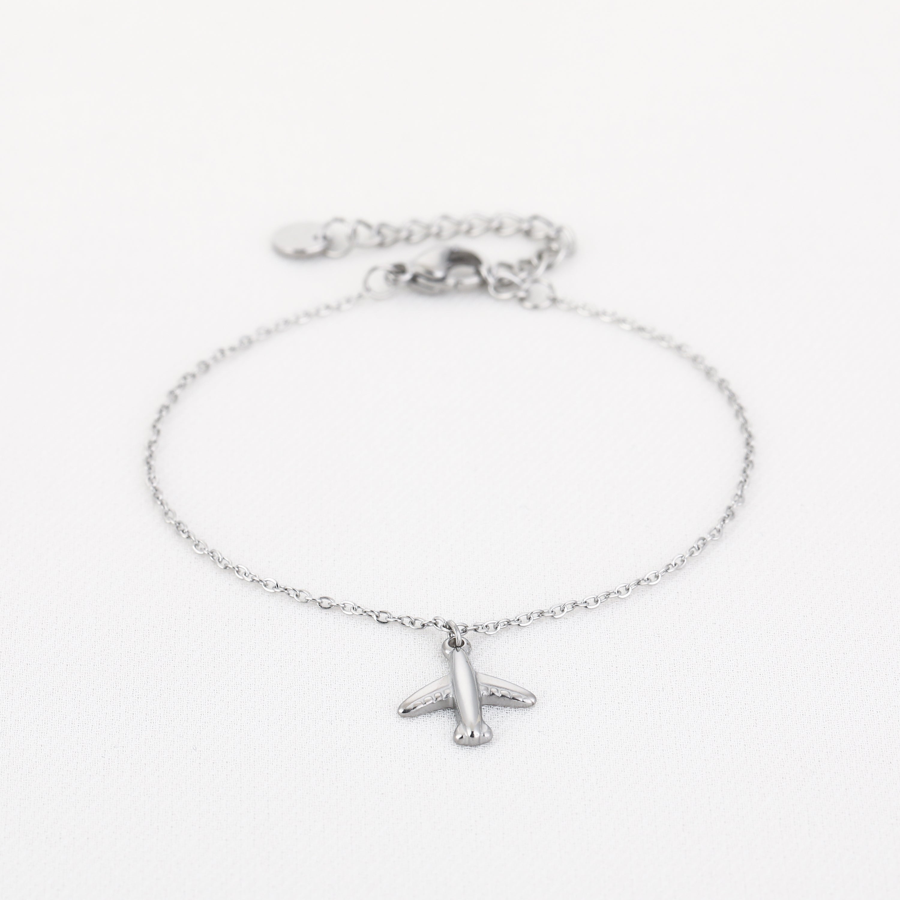 Airplane Bracelet Silver