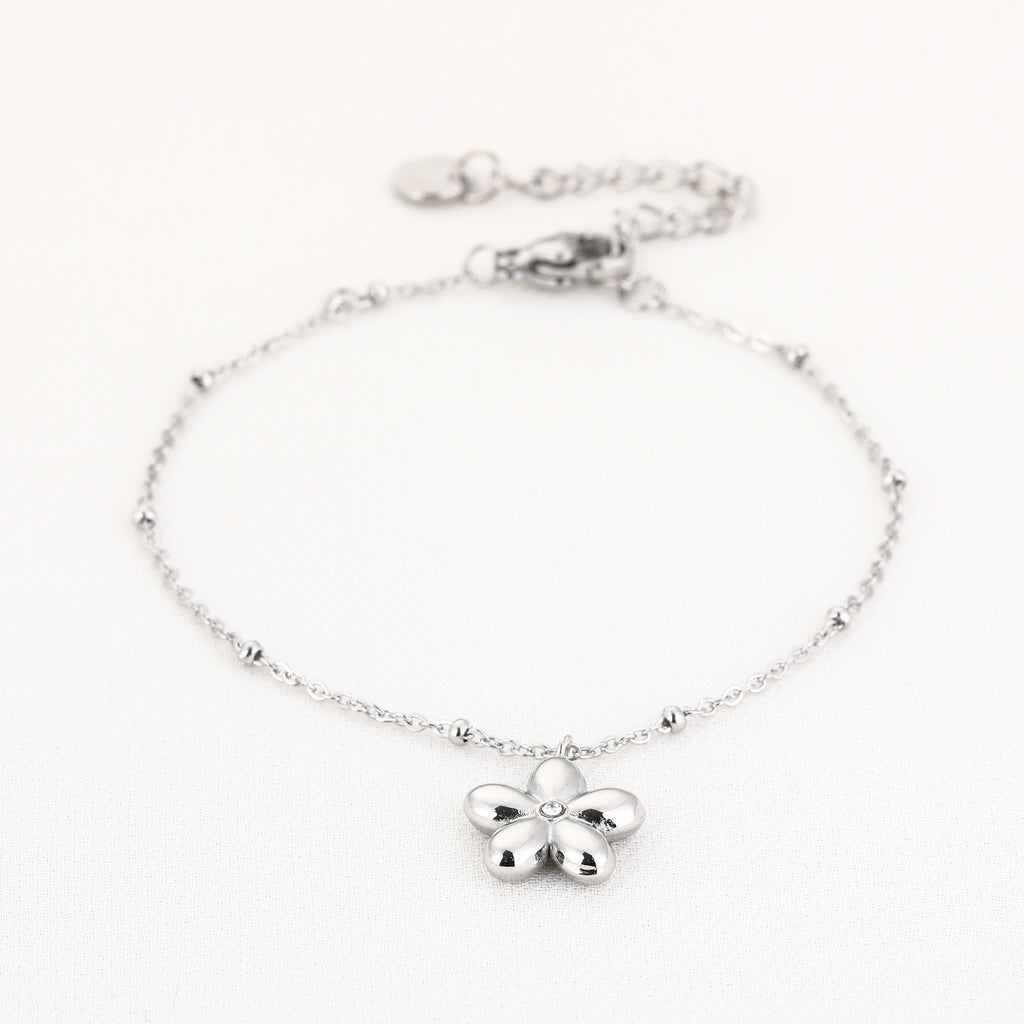 Daisy Glow Bracelet Silver