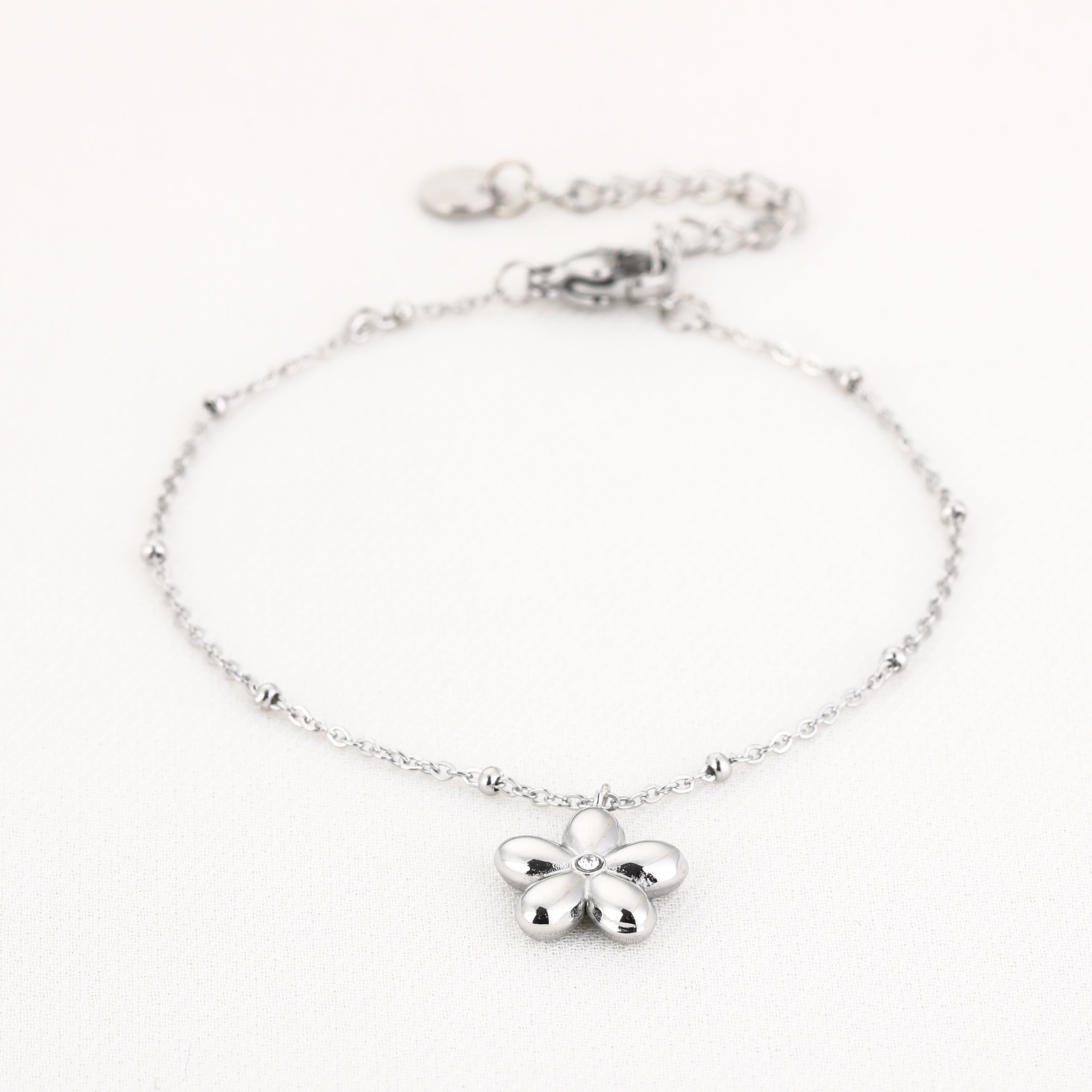 Daisy Glow Bracelet Silver