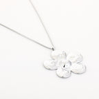 Flora Bloom Necklace Silver