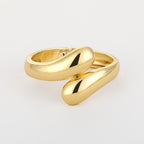 Bold Wave Bracelet Gold