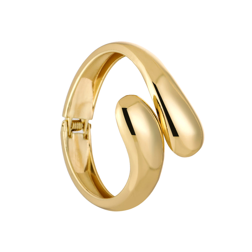 Bold Wave Bracelet Gold