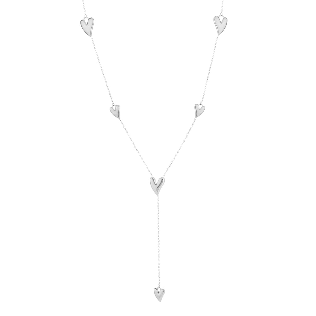 Silver Hearts Necklace