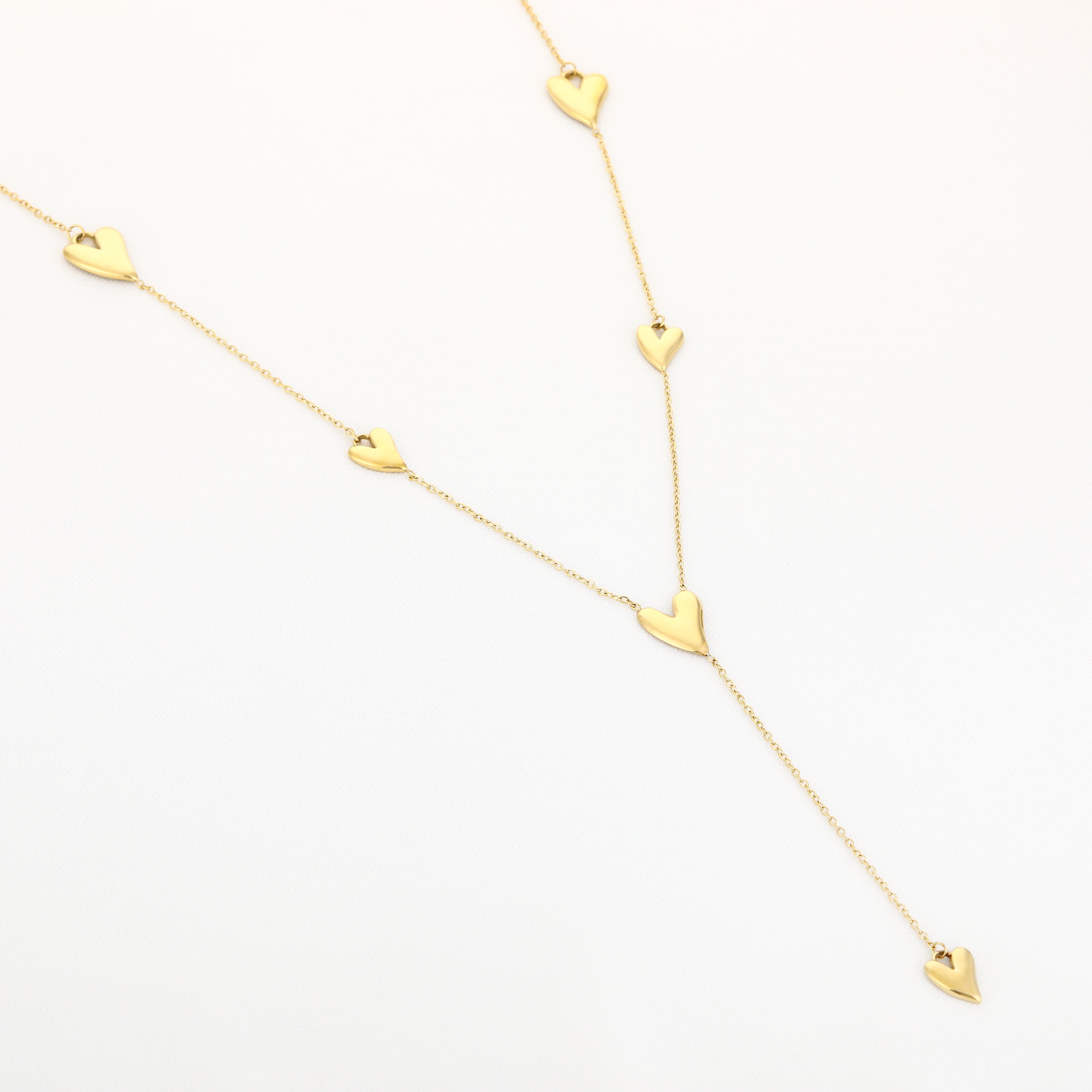 Golden Hearts Necklace