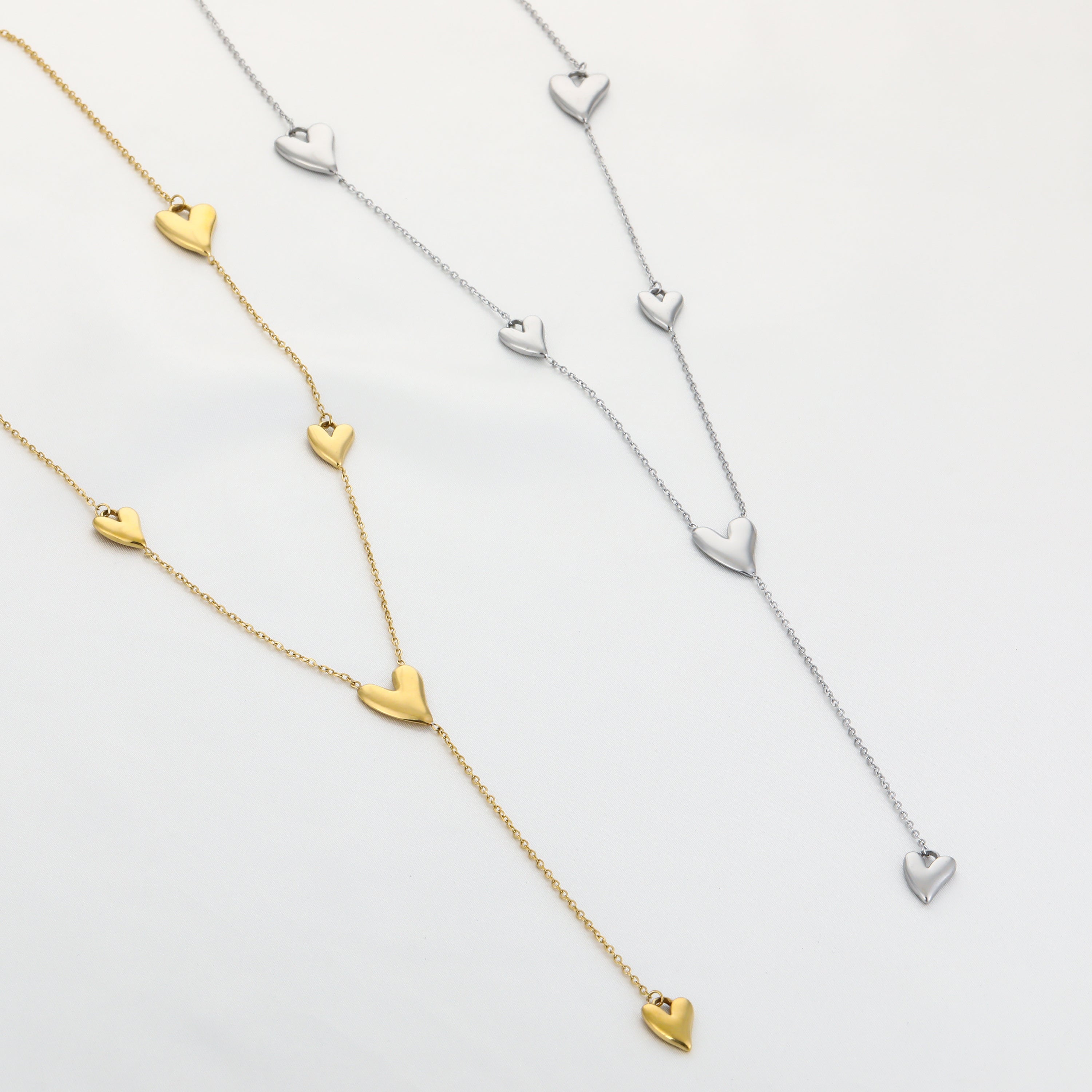 Golden Hearts Necklace