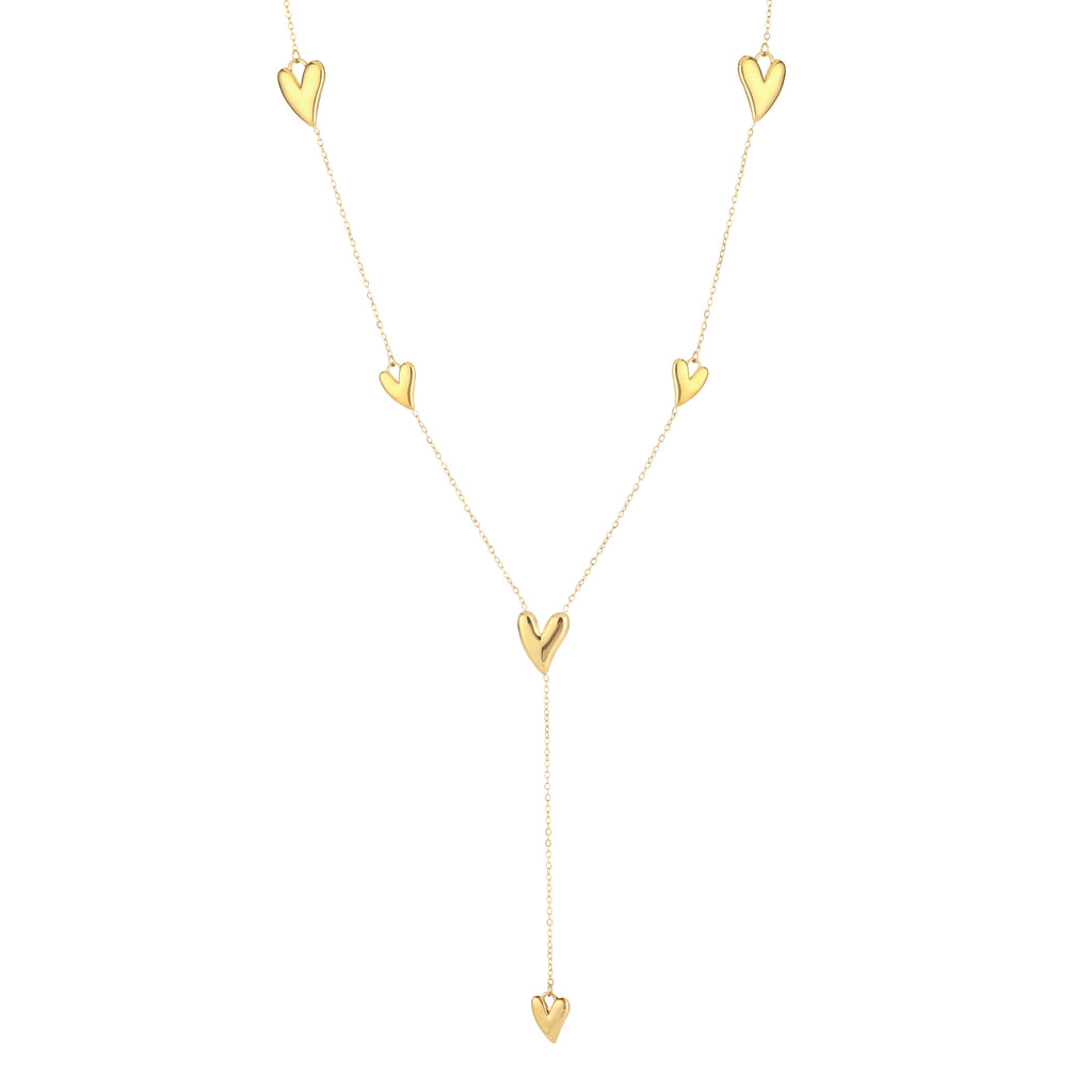 Golden Hearts Necklace
