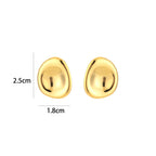 Golden Molten Dome Studs