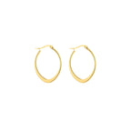 Oval Hoops Gold