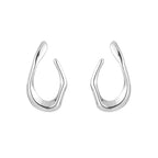 Molten Open Hoops Silver