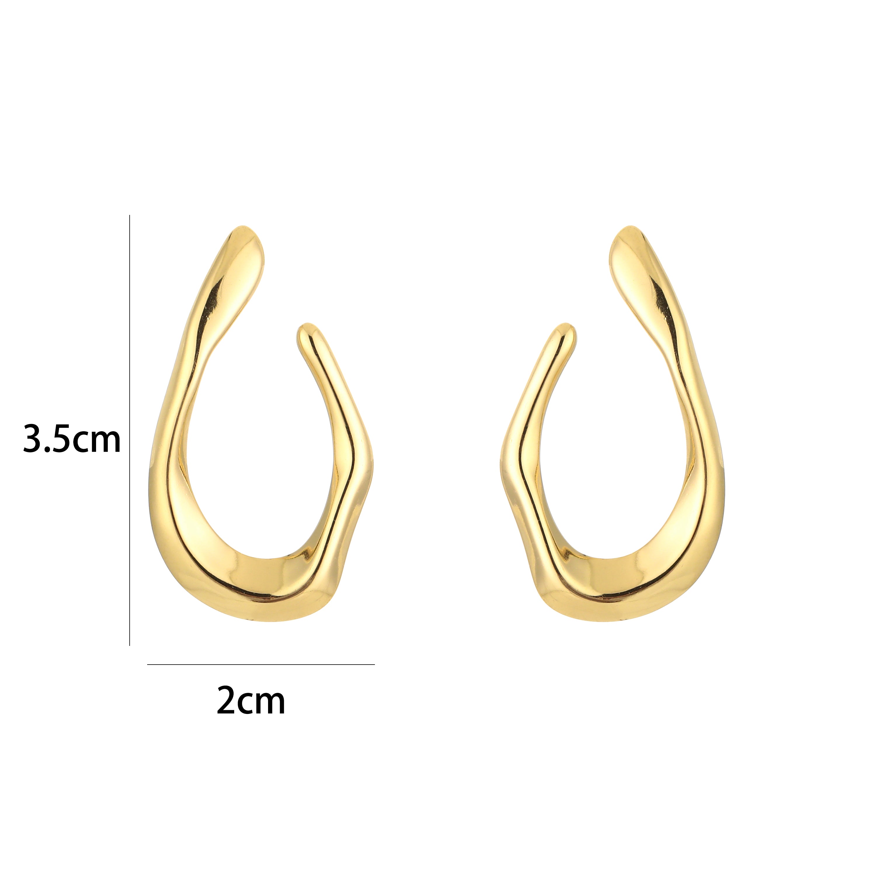 Molten Open Hoops