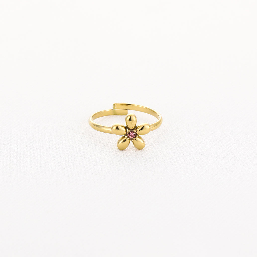 Rosy Daisy Ring