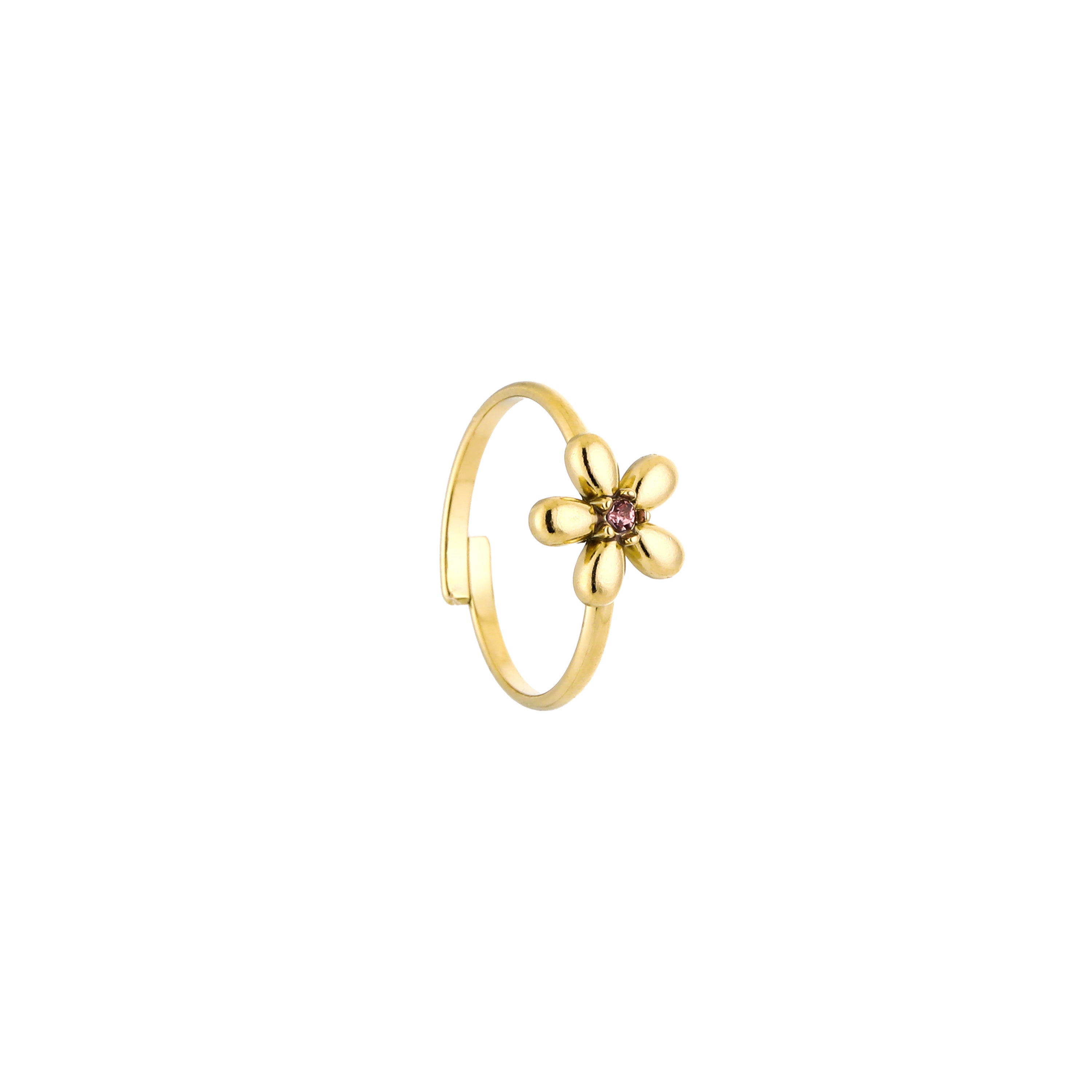 Rosy Daisy Ring